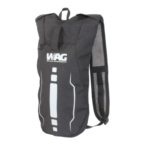 Wag Zaino con sacca idrica 2L Nero